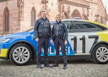 Tesla Model X electric car exceeds Basel police expectations