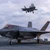 The flagship aircraft carrier HMS Queen Elizabeth, carrying fifth-generation F-35 Lightning II fighters, successfully conducted a series of simulated strike missions off the coast of Norway-16