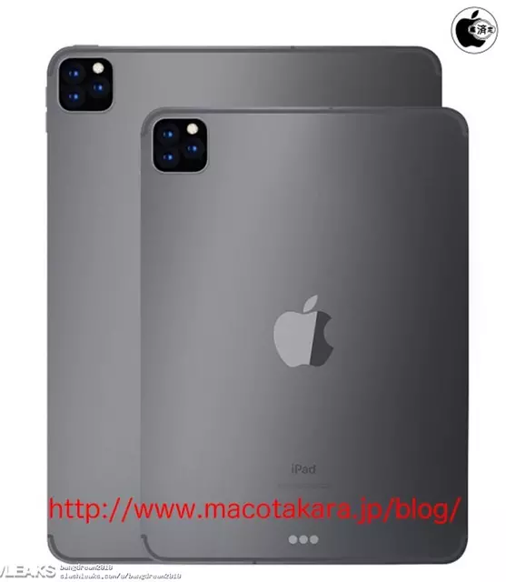 Как мог бы выглядеть iPad Pro 2019 и iPad 7 с многокамерным модулем