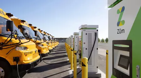 School buses are moonlighting as giant batteries this summer