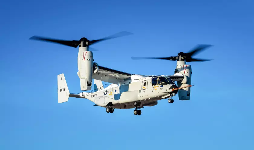Bell и Boeing получили $482,3 млн на производство и поставку конвертопланов CMV-22B Osprey для ВМС США