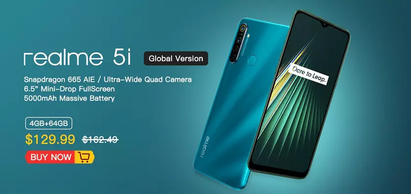 Realme 5i на AliExpress: конкурент Xiaomi Redmi Note 8 всего за $130 (обновлено)