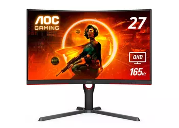 Amazon's offer of the day: the AOC CQ27G3S 27-inch 165Hz curved gaming monitor at $40 off