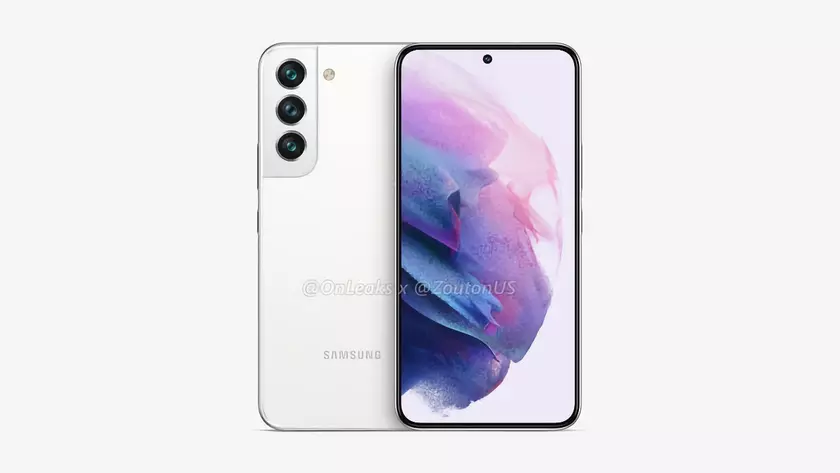 Инсайдер: Samsung Galaxy S22 и Galaxy S22+ будут спереди выглядеть, как iPhone 13 без «чёлки»