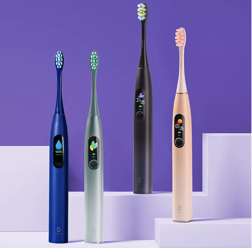 Oclean X Pro: электрощётка с дисплеем, защитой IPX7 и автономностью до 30 дней за $49