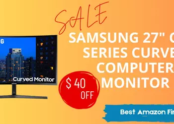 SAMSUNG 27" CF39 Series Curved Computer Monitor - Limited Now $40 OFF!