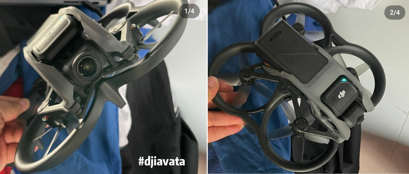 Опубликованы фотографии и видео неанонсированного FPV-дрона DJI Avata