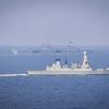 The flagship aircraft carrier HMS Queen Elizabeth, carrying fifth-generation F-35 Lightning II fighters, successfully conducted a series of simulated strike missions off the coast of Norway-12
