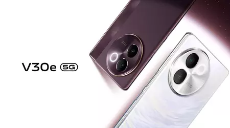 vivo V30e: AMOLED-дисплей на 120 Гц, процесор Snapdragon 6 Gen 1, камера на 50 МП і батарея на 5500 мАг за $335
