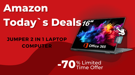 Jumper 16-inch 2-in-1 Laptop – Now 70% Off!