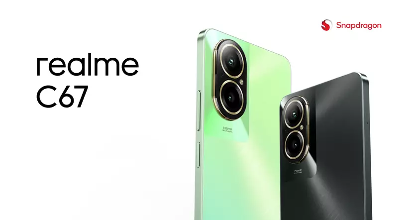realme C67 4G: бюджетный смартфон с чипом Snapdragon 685 и камерой на 108 МП