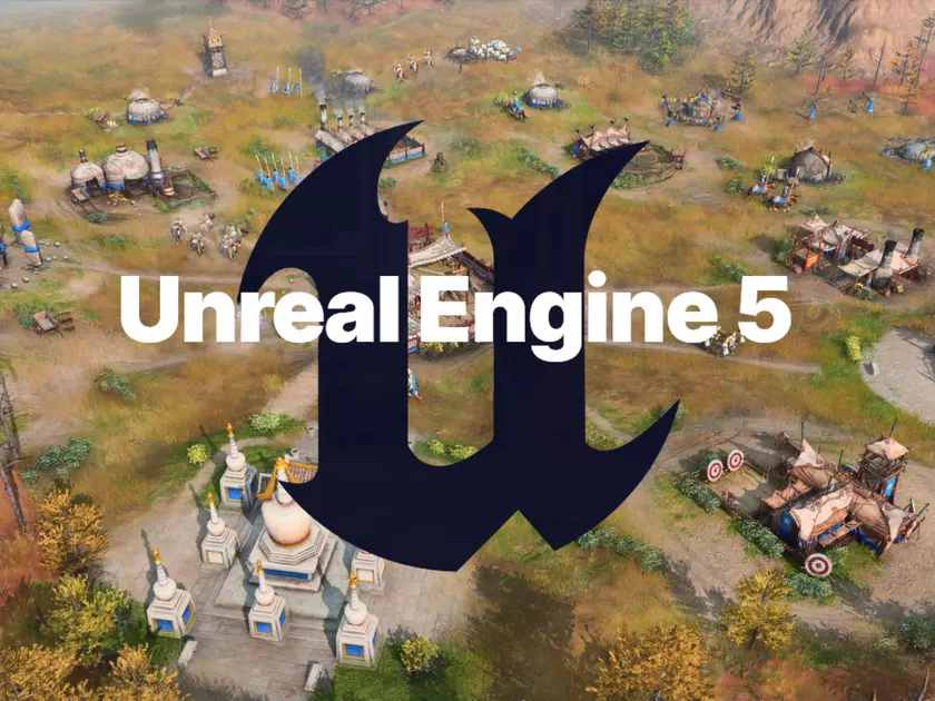 В Age of Empires IV появилась карта с логотипом Unreal Engine 5: зачем это нужно?