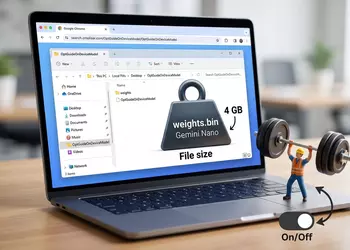 Google Chrome тайно «съедает» 4 ГБ на диске: зачем браузеру Gemini Nano
