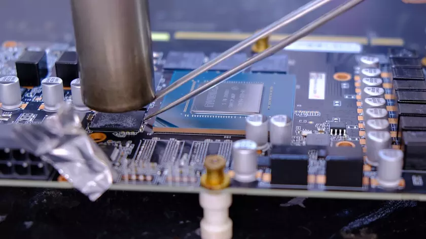 Модифицированная видеокарта RTX 3070 16GB