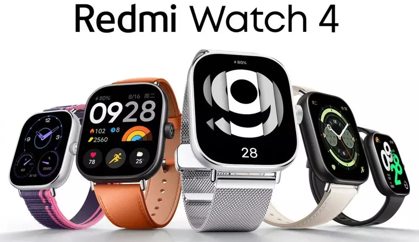 Xiaomi представила умные часы Redmi Watch 4 с GPS, NFC и защитой от воды IP68 по цене $70