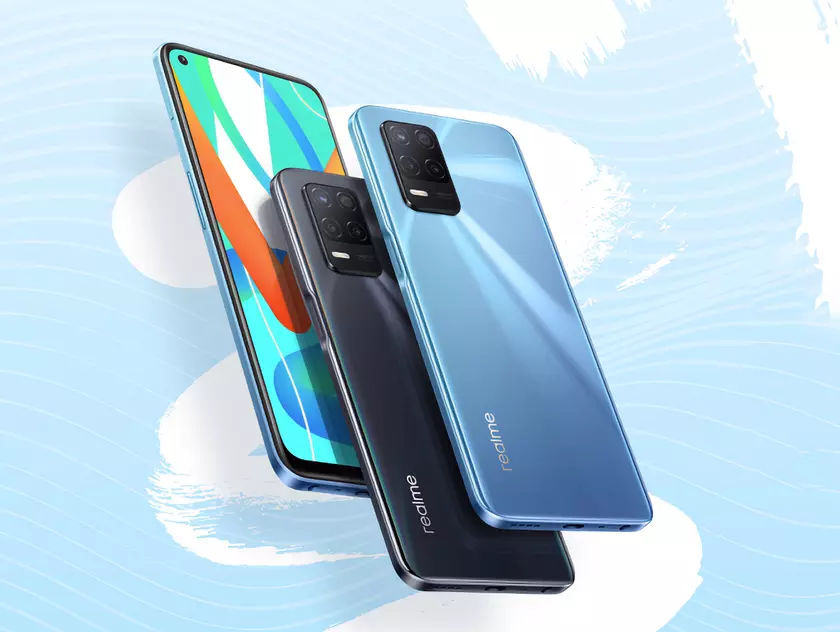 Realme V13 5G: экран на 90 Гц, чип MediaTek Dimensity 700, квадро-камера на 48 МП и батарея на 5000 мАч за $244