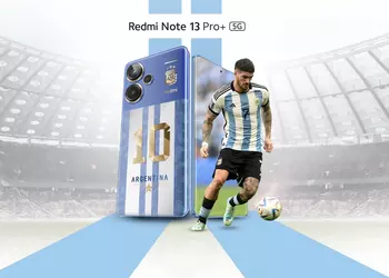 Xiaomi unveiled the Redmi Note 13 Pro+ World Champions Edition: a smartphone for fans of Argentina's national football team