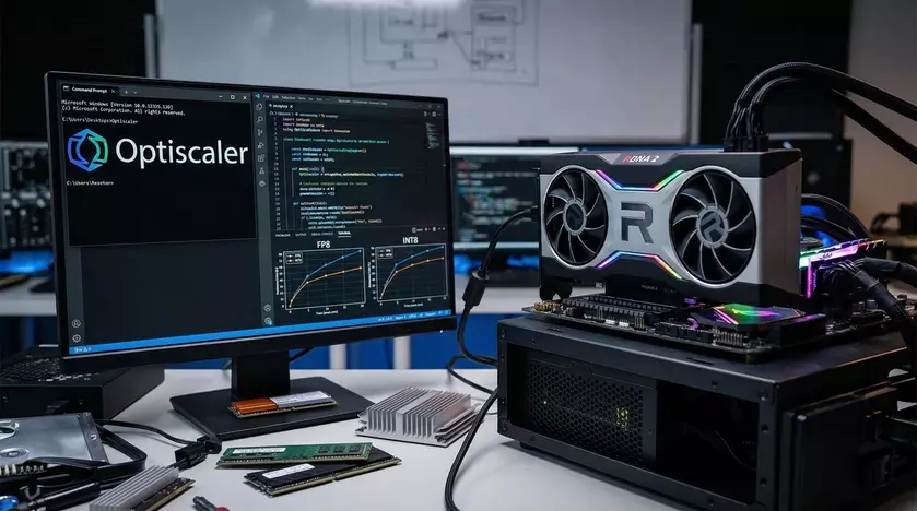 Работа FSR 4 на архитектуре RDNA 2