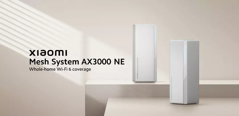 Xiaomi представила на глобальном рынке Mesh-систему AX3000 NE с поддержкой WiFi 6 