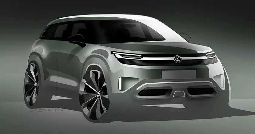 Volkswagen: раскрытие нового дизайна эко-электромобиля