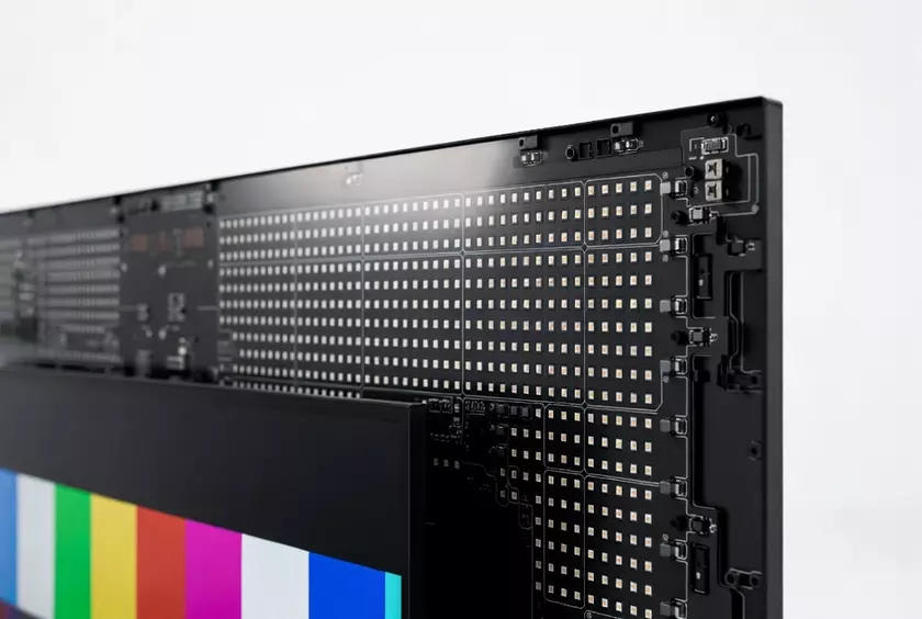 Панель телевизора с технологией Mini LED