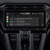 CarPlay Ultra dashboard with radio miniature