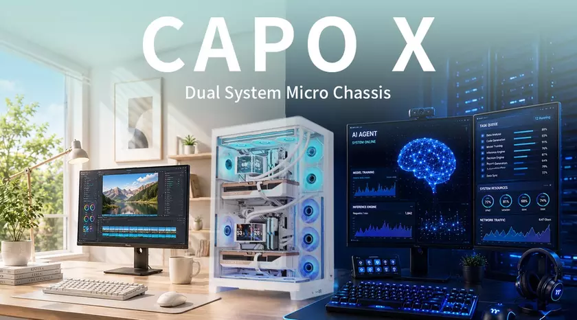 Корпус Thermaltake CAPO X белого цвета