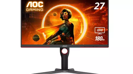 AOC Q27G3XMN дебютував за межами Китаю: 27-дюймовий 2K QD-Mini LED монітор із частотою оновлення 180 Гц та ціною $310