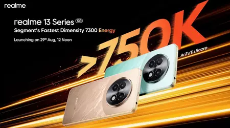 The realme 13 and realme 13+ will get the MediaTek Dimensity 7300 Energy chip and will debut on 29 August