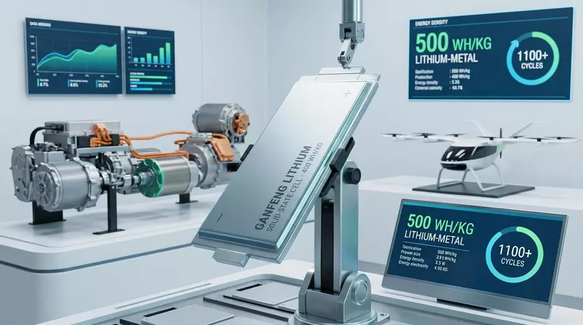 Прототип твердотельной батареи Ganfeng Lithium