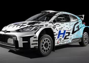 Toyota will show the hydrogen-powered GR Yaris Rally2 H2 at Rally Finland