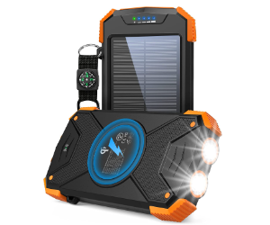 BLAVOR Solar Power Bank 10000mAh
