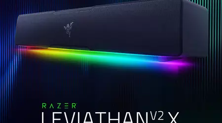 Razer Leviathan V2 X: компактний 65-ватний саундбар із Bluetooth, портом USB-C та RGB-підсвічуванням за $133