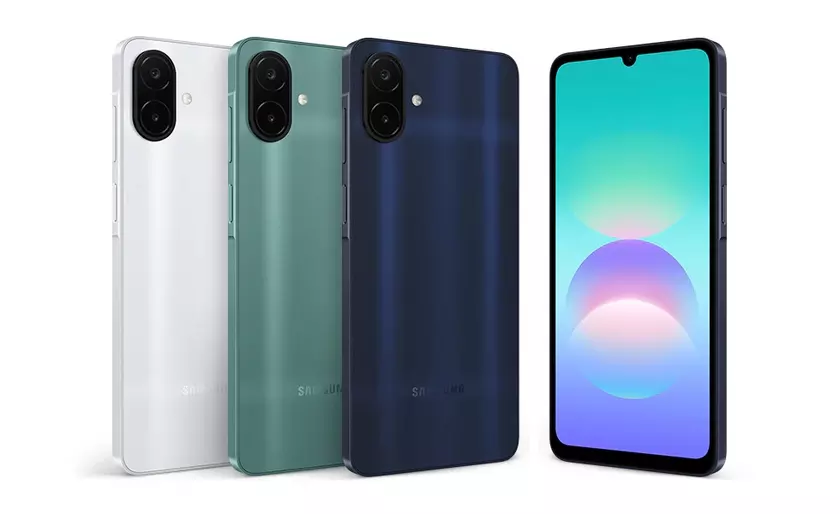 Бюджетный смартфон Samsung Galaxy A08 в различных цветах