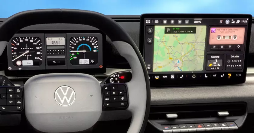 Рассекречен первый взгляд на цифровую панель нового Volkswagen ID. Polo