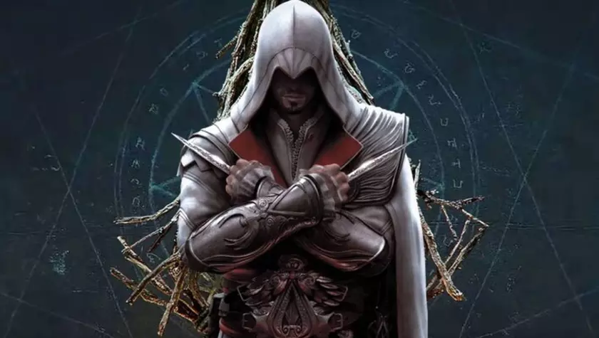 Уникальный коллаж: Эцио Аудиторе встречает Assassin's Creed Hexe