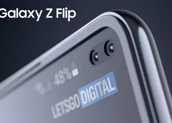 Samsung has come up with a smartphone Galaxy Z Flip, the screen of which folds in two directions