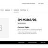 Samsung Galaxy M36 5G на веб-сайті Samsung