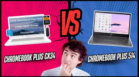 Asus Chromebook Plus CX34 vs Acer Chromebook Plus 514: Comparison