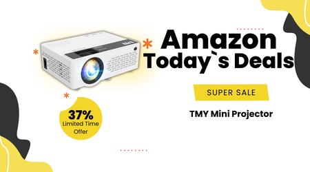 TMY Mini Projector - Now 37% Off!