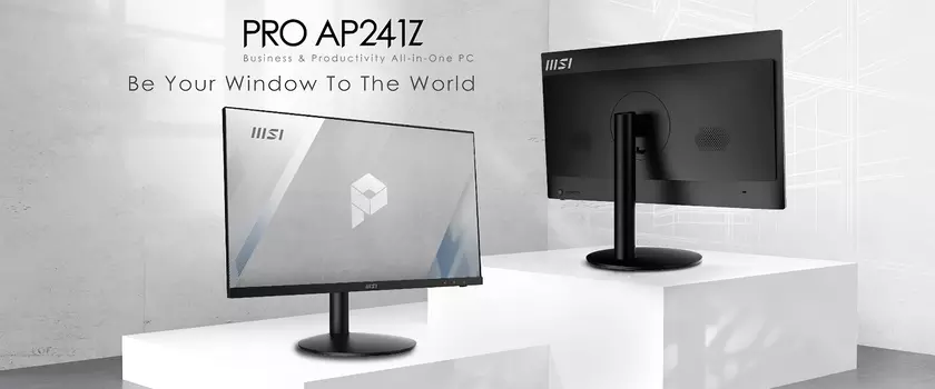 MSI анонсировала PRO AP241Z: 24-дюймовый моноблок с процессором AMD Ryzen 7 5700G и Windows 11 на борту