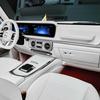 Papamobile in pearl white colour