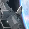 Зображення космоплана Vortex під час приземлення
