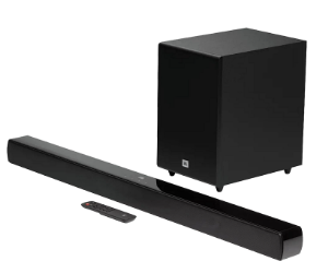 Barre de son JBL Bar 2.1 canaux avec caisson de basses sans fil