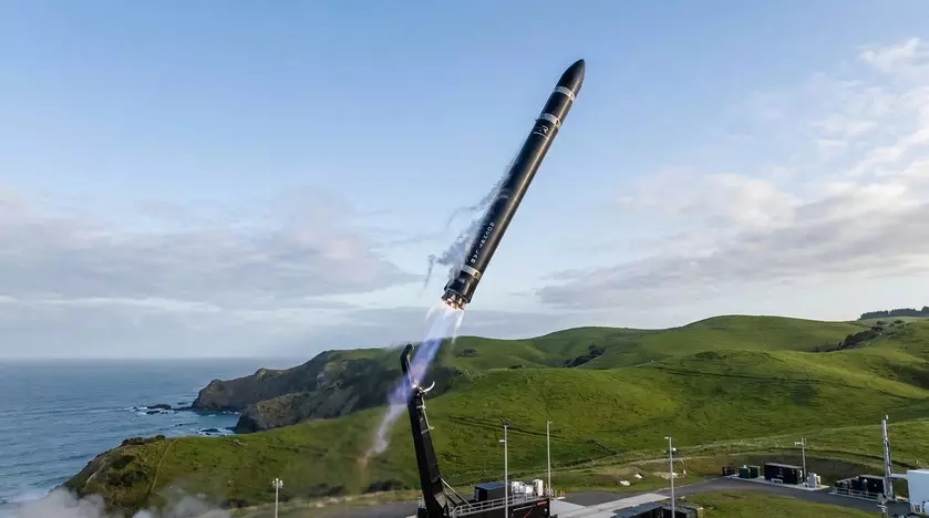 Запуск ракеты Electron из Новой Зеландии