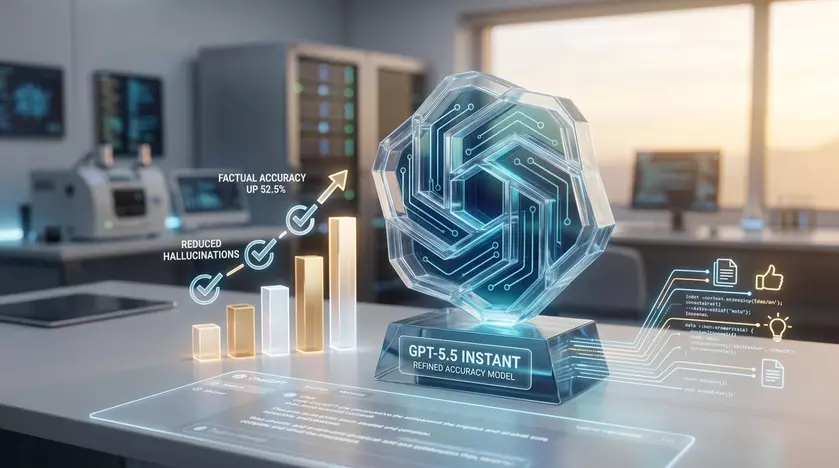 Интерфейс ChatGPT с моделью GPT-5.5