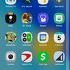 Vertical list of One UI 7 applications