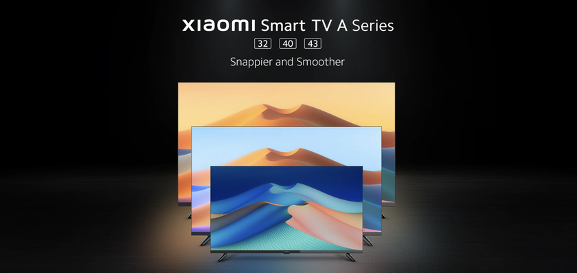 Xiaomi Smart TV A Series 2024: экраны от 32" до 43", аудиосистема на 20 Вт, Chromecast и Google TV на борту по цене от $156