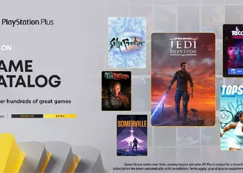 На следующей неделе подписчики PlayStation Plus Extra и Premium получат Star Wars Jedi: Survivor, TopSpin 2K2 и еще несколько игр