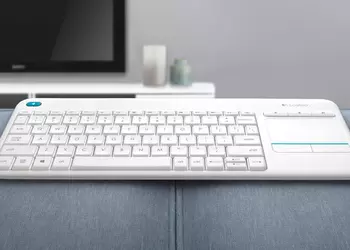 Logitech K400 Plus: беспроводная клавиатура  с тачпадом